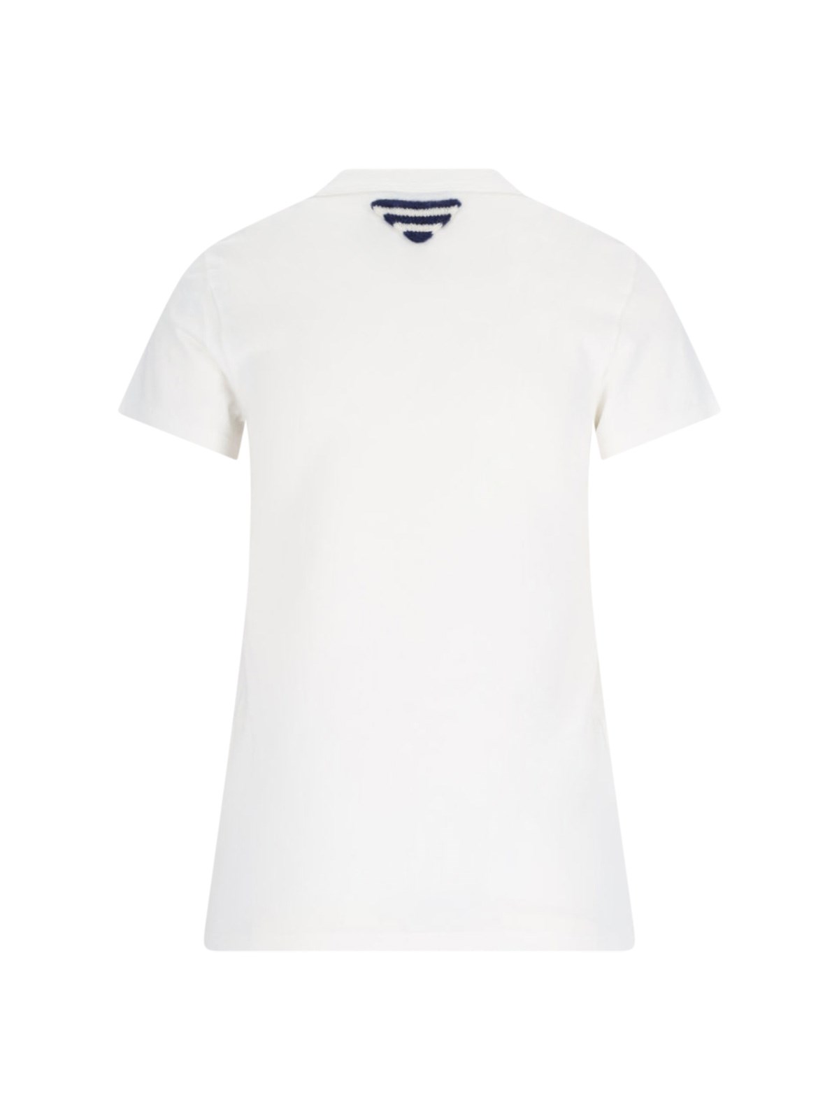 PRADA ホワイト Vネック Tシャツ XS White Cotton T-shirt | PRADA