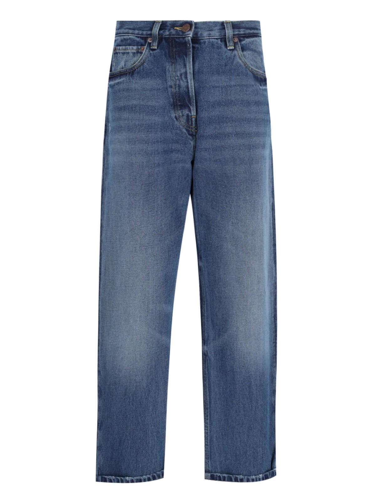 Prada Blue Denim Jeans In Blue