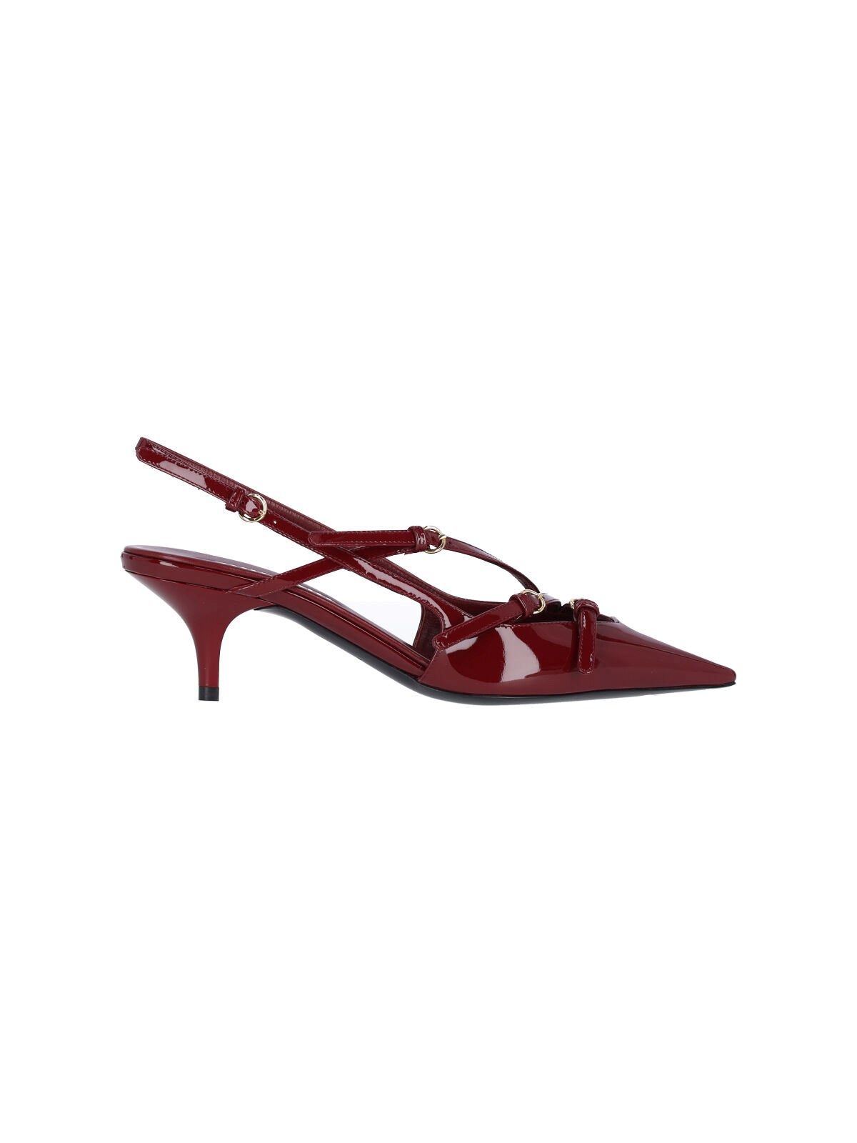 Shop Miu Miu Slingback Pumps With Straps In Red