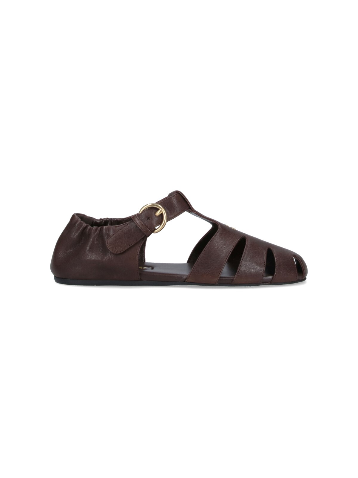 MIU MIU LOGO SANDALS