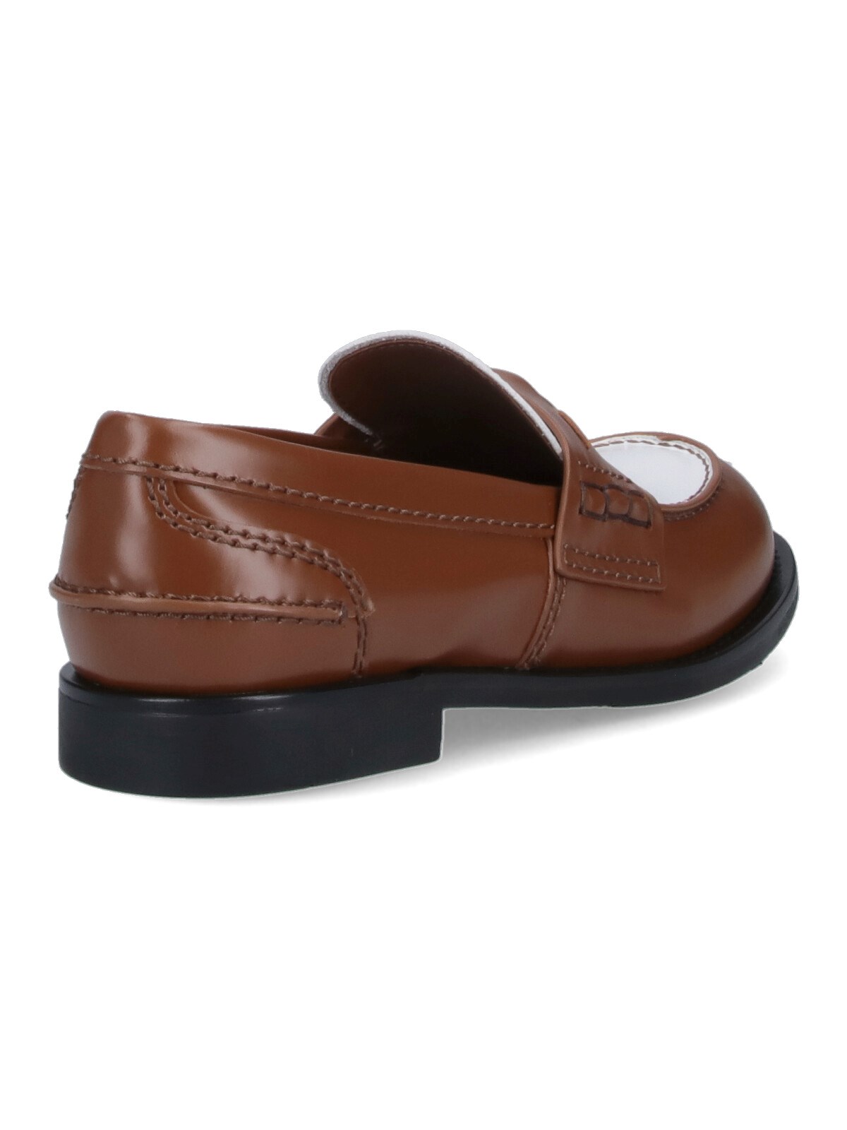 ローファー・オックスフォード Miu Miu LOGO LOAFERS MIU MIU ミュウミュウ レザー Penny Loafers ペニー ローファー