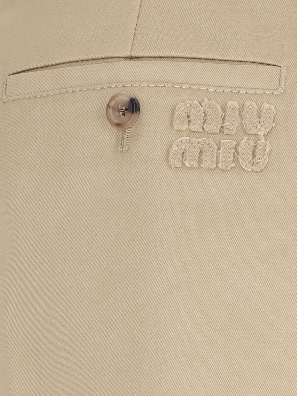 Miu miu Logo shorts available on SUGAR - 176496
