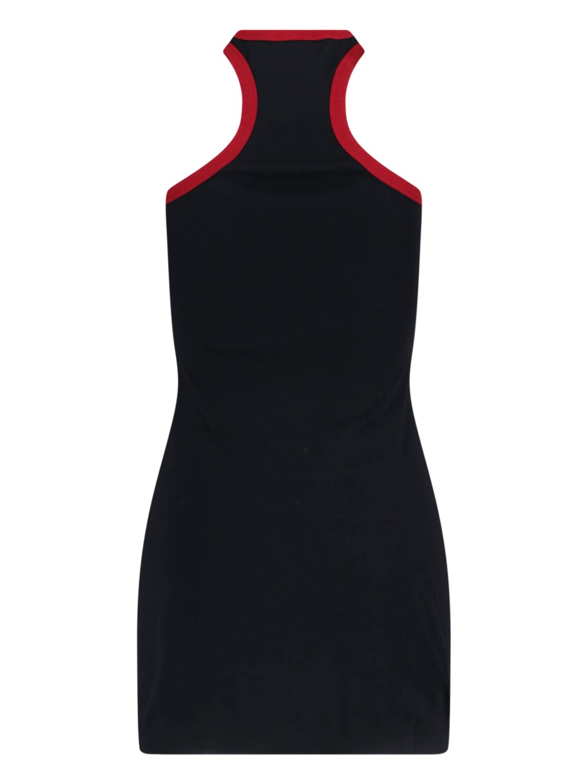 strapless open back dress Women's Janjisu Bodycon Mini Dress in Adrenaline Red, M Red