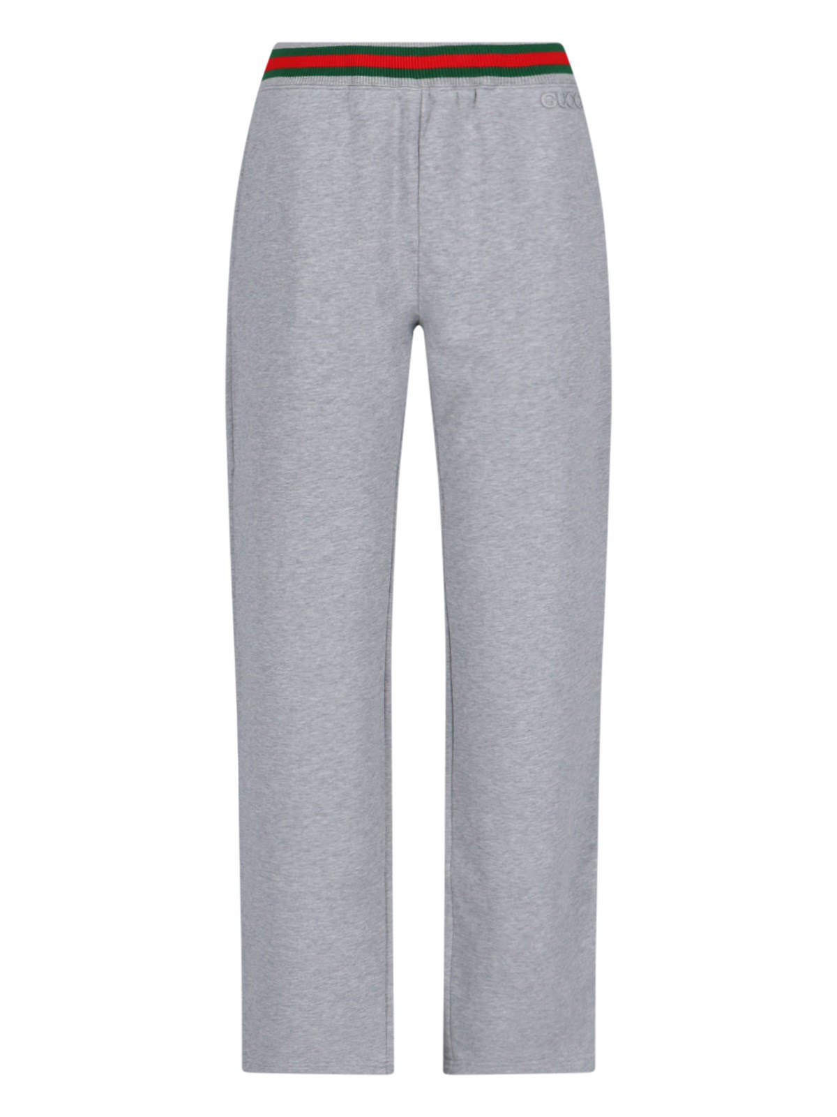 Gucci 'web' Track Pants In Gray