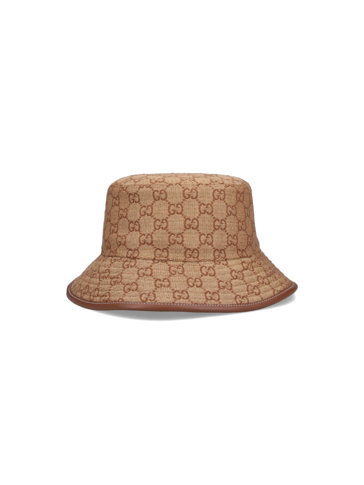 帽子・その他 GUCCI Bucket hat in denim GG beige GG denim bucket hat in light blue | GUCCI® US