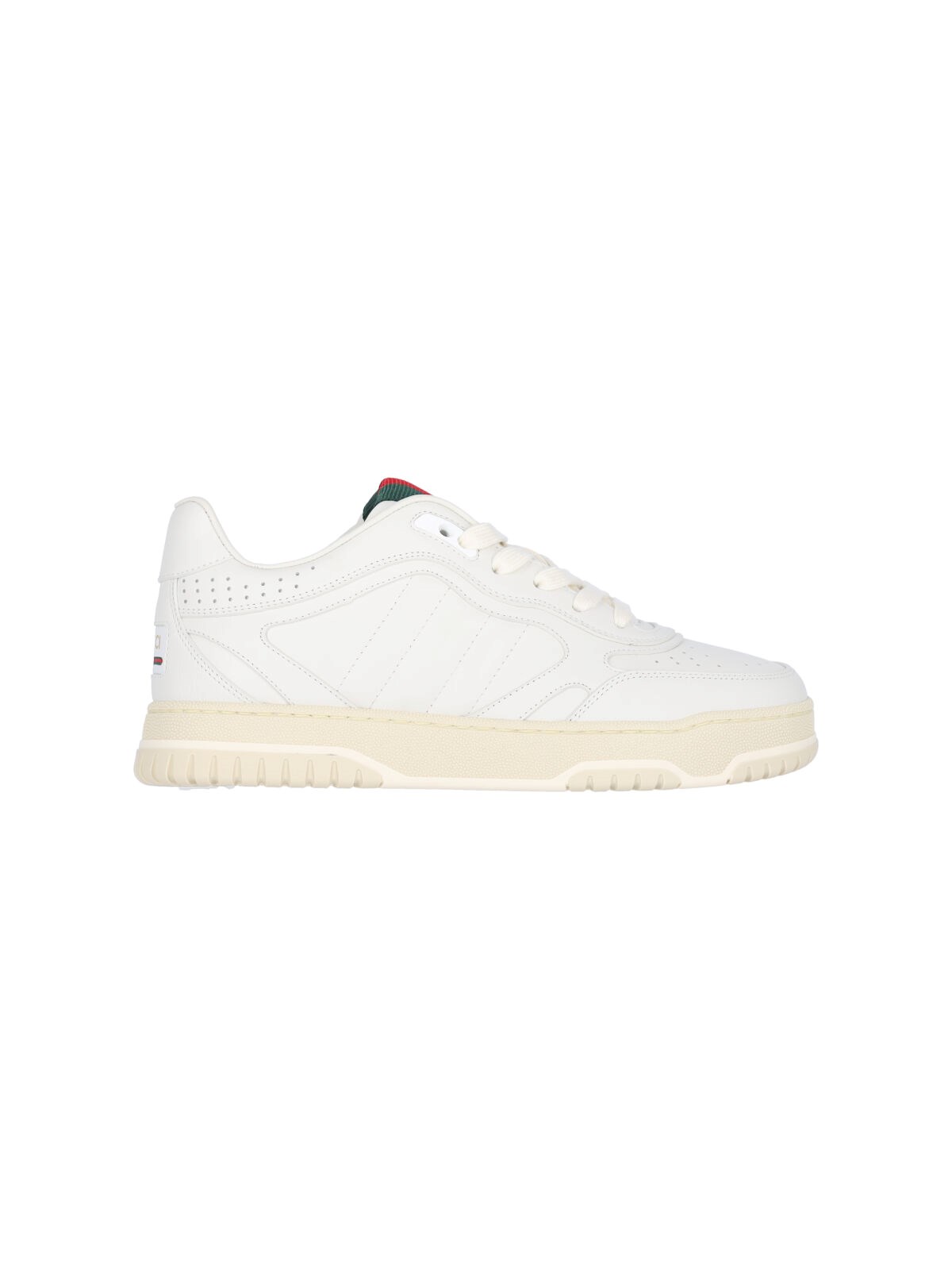 Shop Gucci "re-web" Sneakers In White