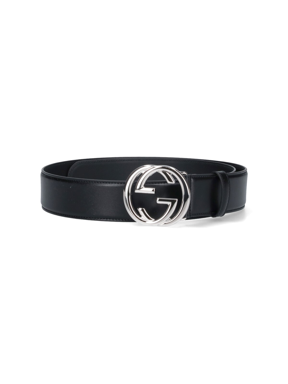 Gucci Crossed Belt "gg" In Black  