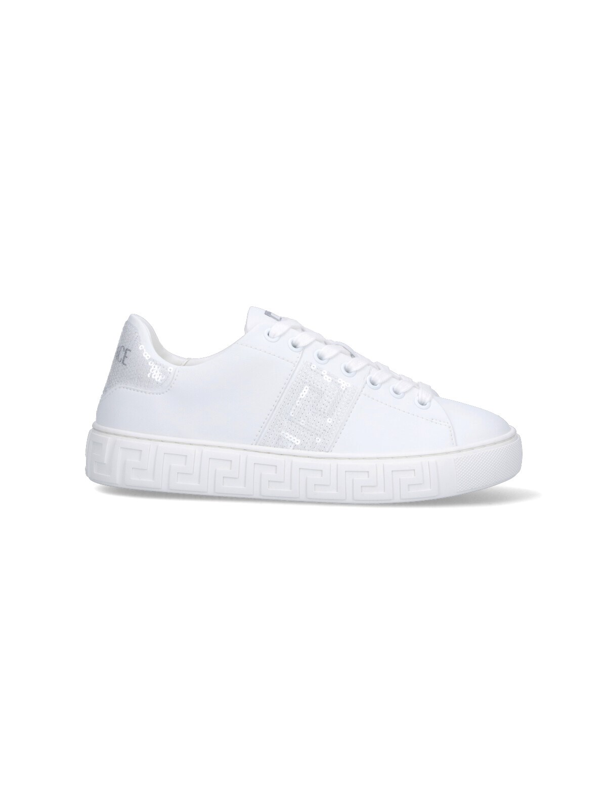 VERSACE "GRECA" SEQUIN SNEAKERS 