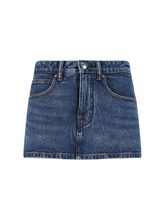 スカート ALEXANDER WANG Woman Skirt Blue 4DC2255721 401 ALEXANDER WANG - Women Deconstructed Wrapped Skirt – Atelier
