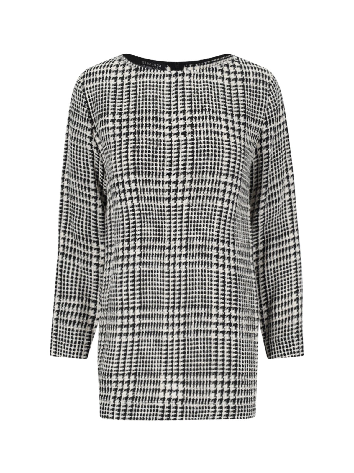Gianluca Capannolo Houndstooth Midi Dress - White In White