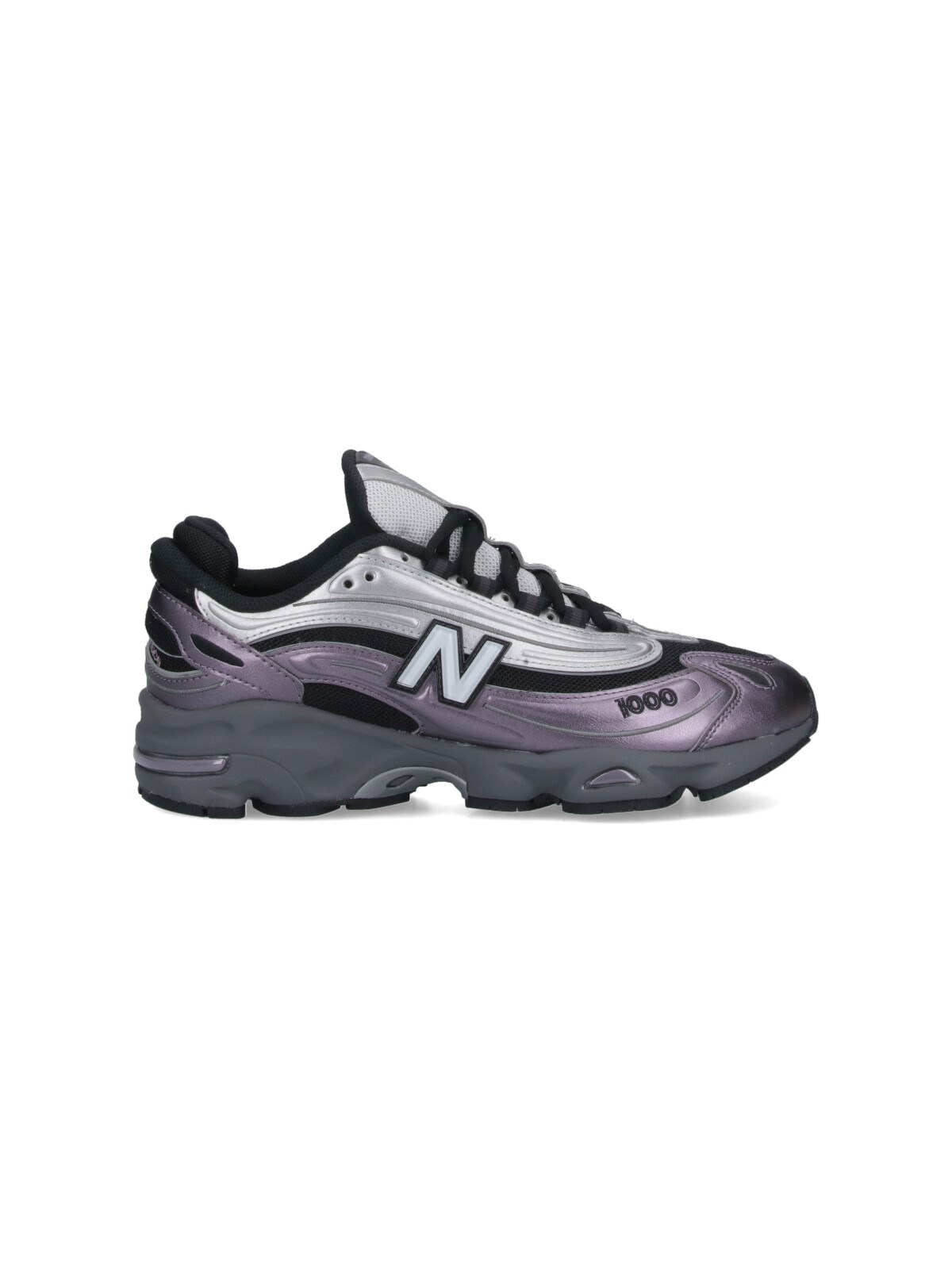 New Balance 1000 Sneakers Dark Ice Wine / Silver Metallic In Multi