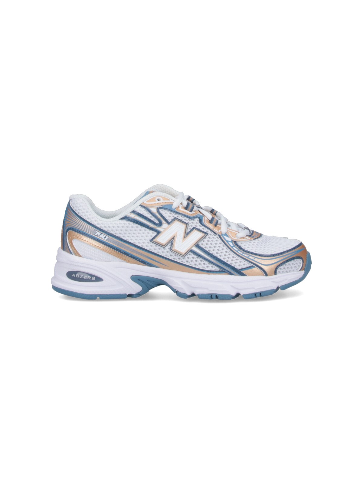 New Balance Tier 1 Synthetic Mesh Sneakers In White