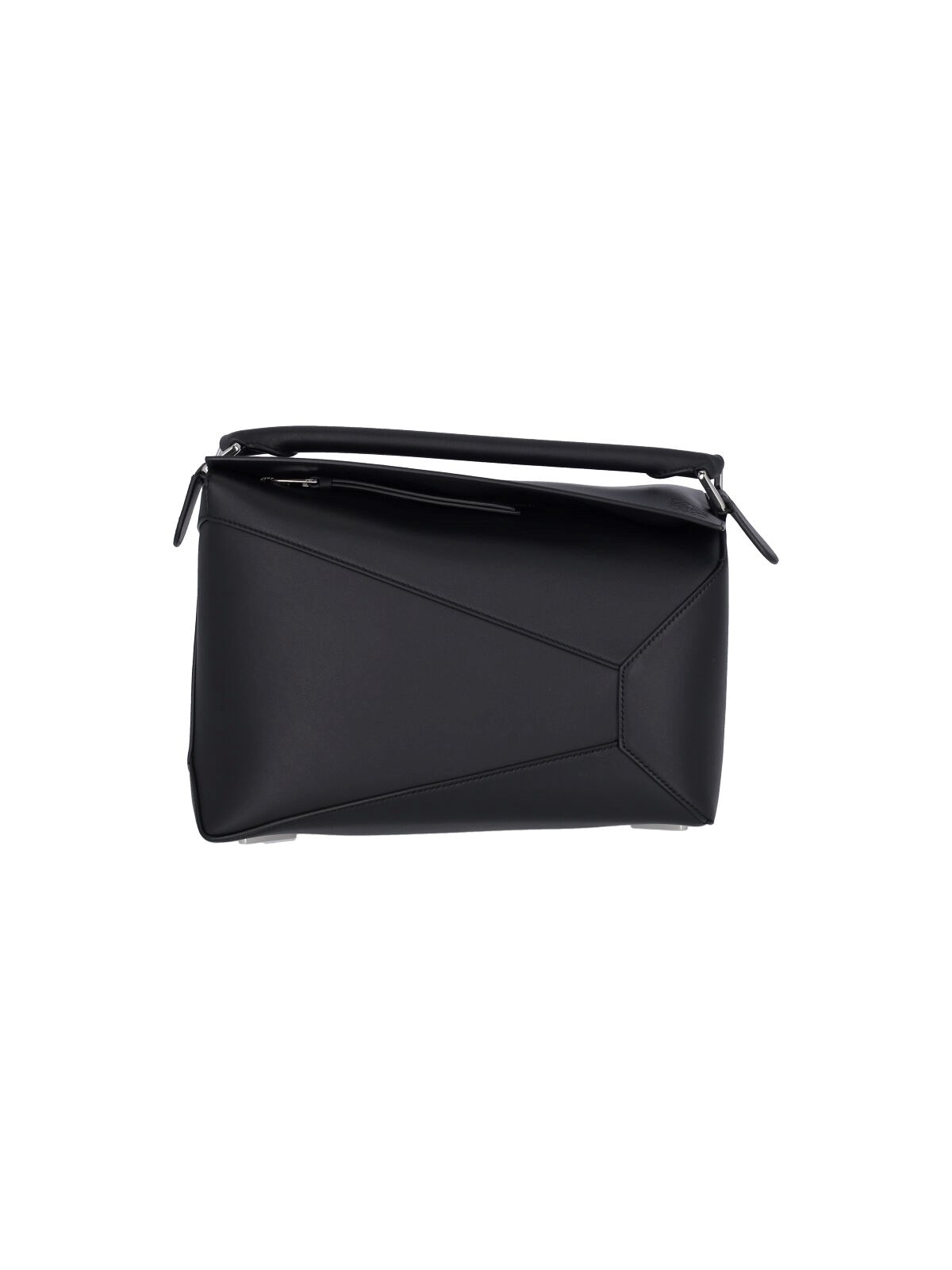 Shop Loewe 'puzzle' Shoulder Bag In Black  