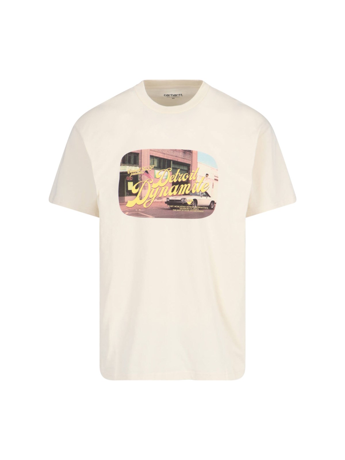 Carhartt Work In Progress Greatest Flicks Organic Cotton Graphic T-shirt In Cream