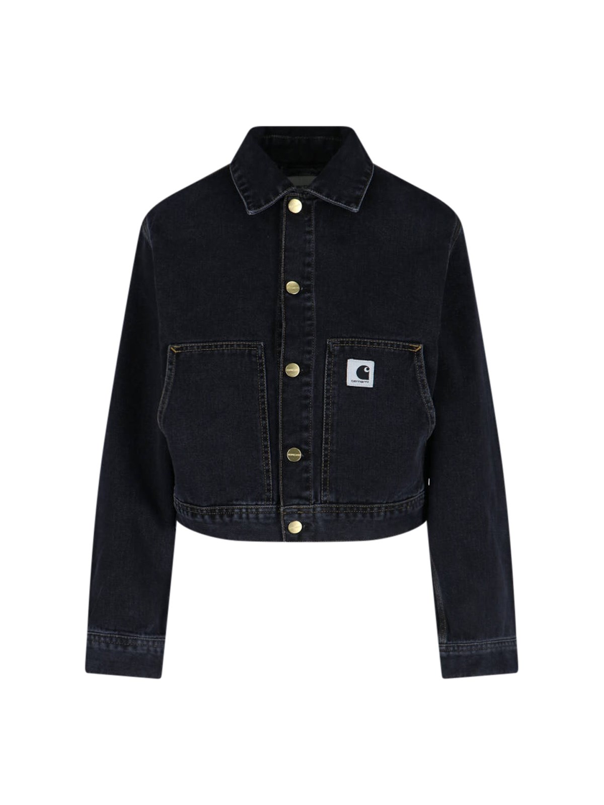 Carhartt Black Arca Denim Jacket In Black