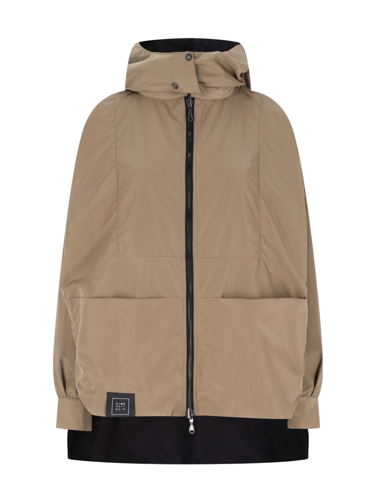 Kimo No-rain Reversible Waterproof Jacket In Beige