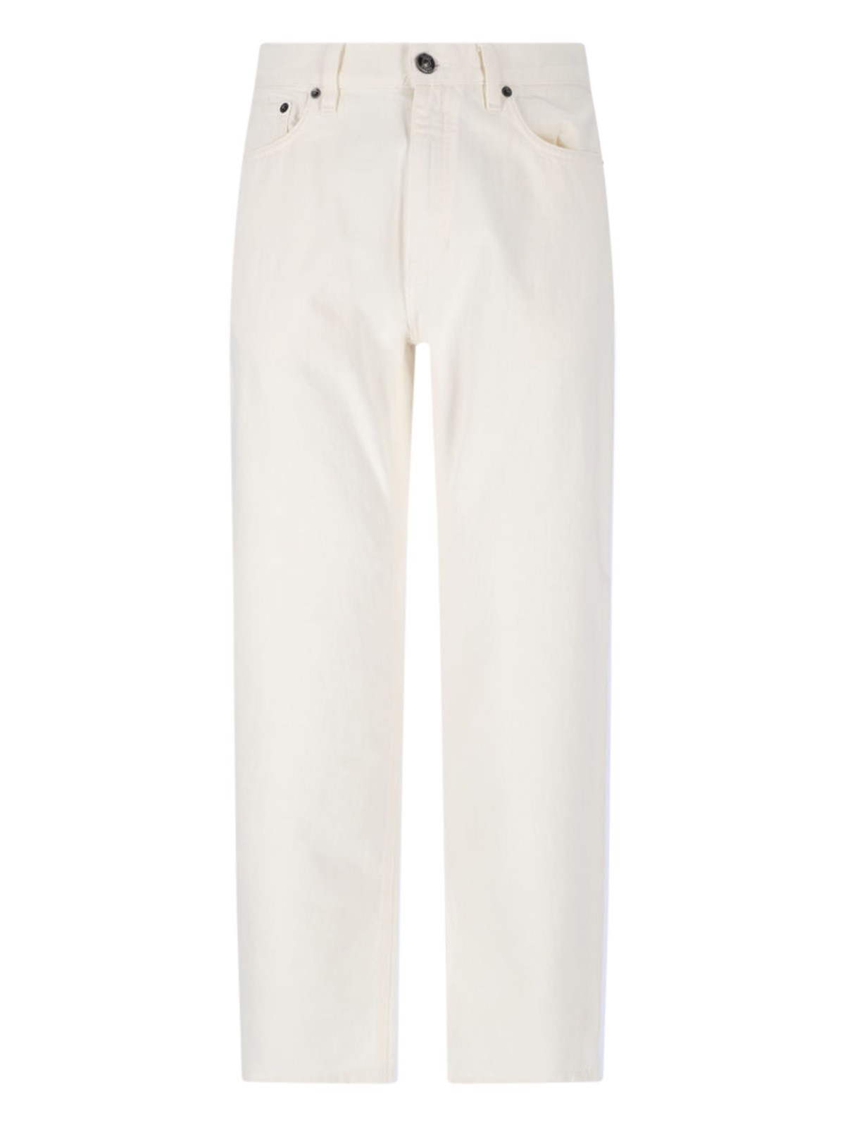 Zegna Roccia Mid-rise Slim Jeans In White