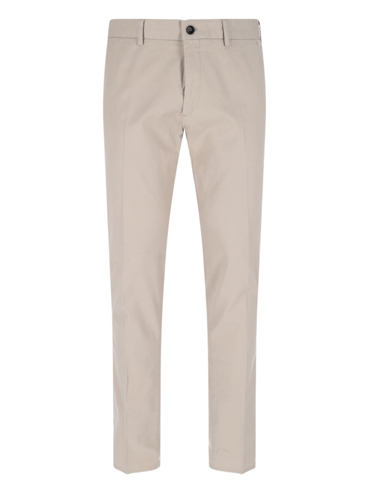 Incotex Tailored Trousers With Pockets And Loops In Beige