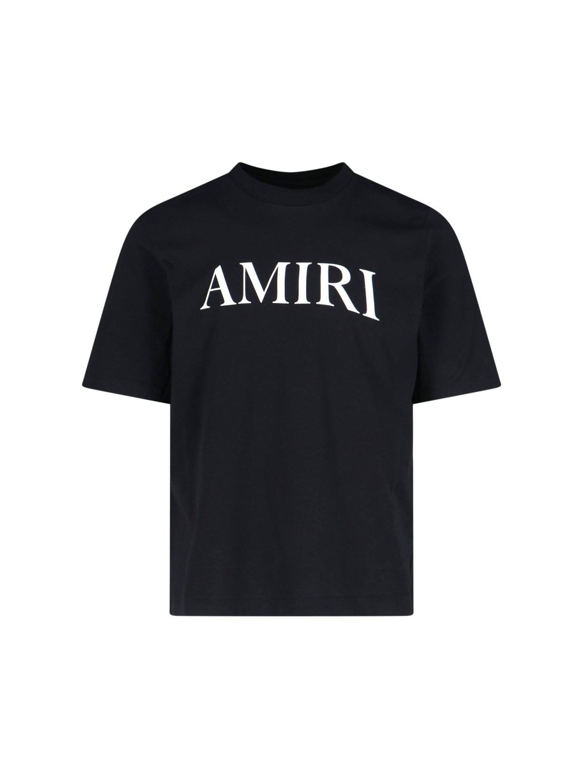 Shop Amiri Logo T-shirt In Black