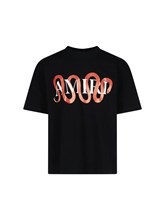 【AMIRI】「スネーク」ロゴTシャツ ■送料・関税込■ Amiri
