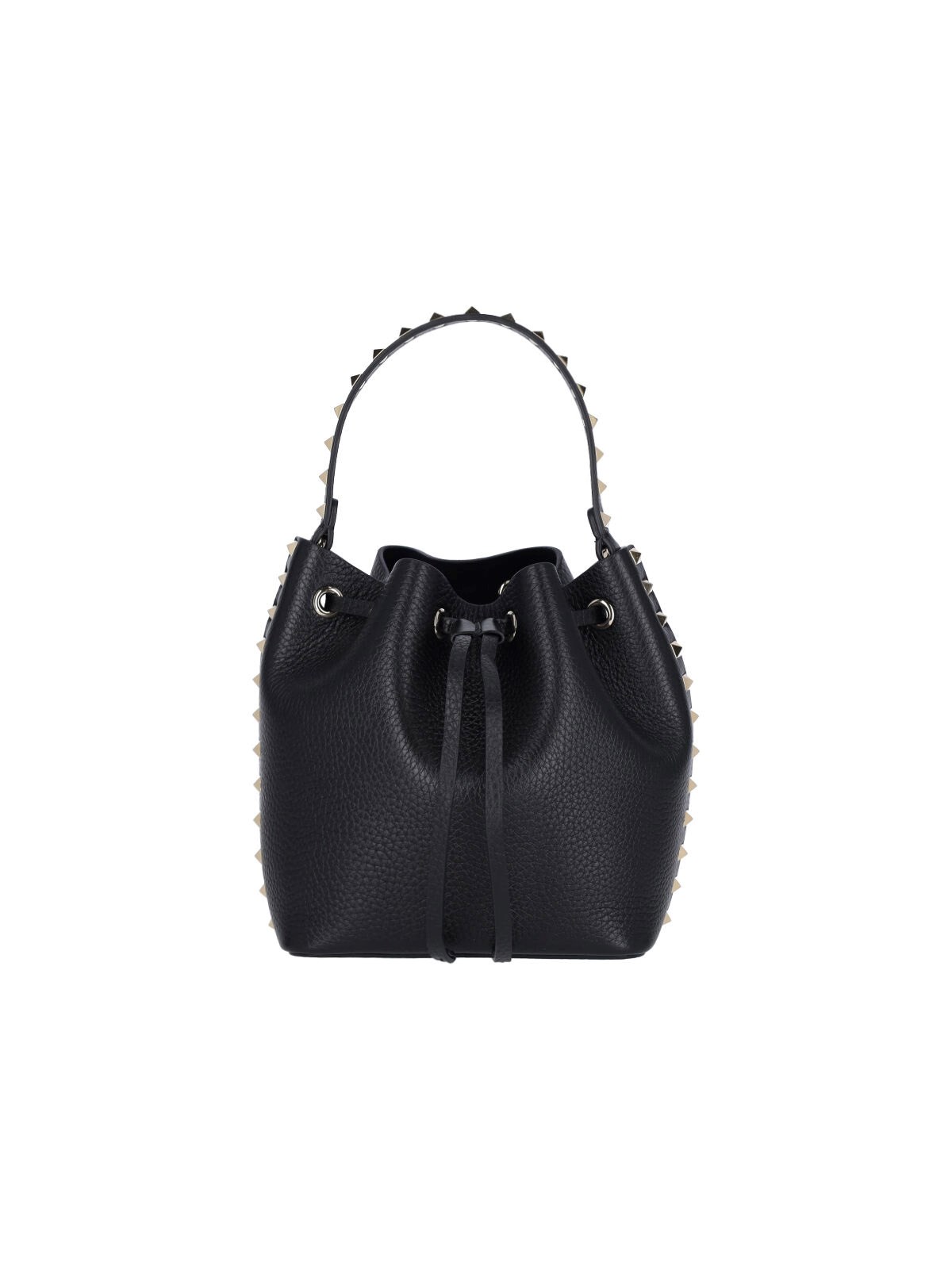 Valentino Garavani Women Drawstring Bucket Bag In Black