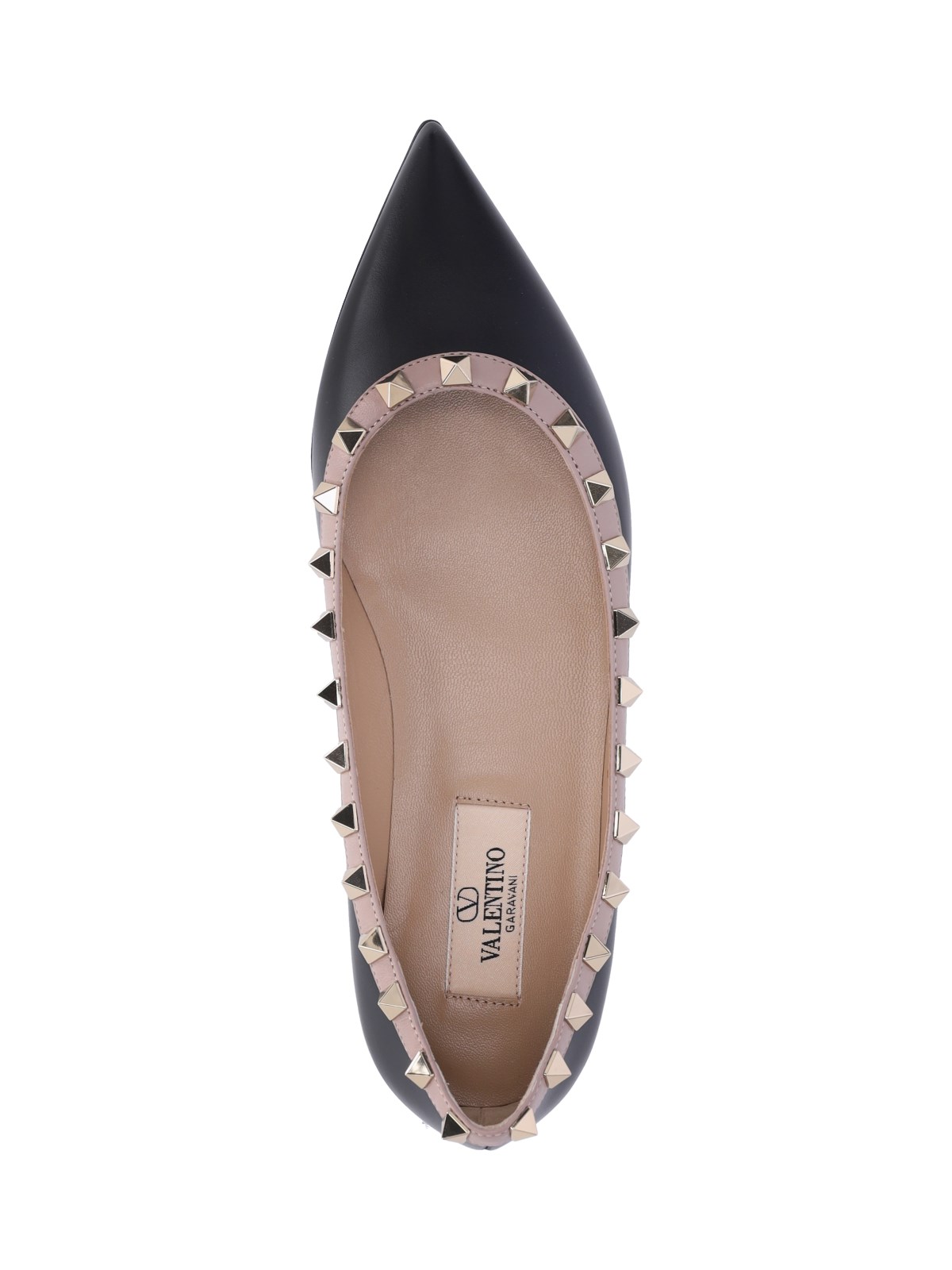 Rockstud ballet flat sales
