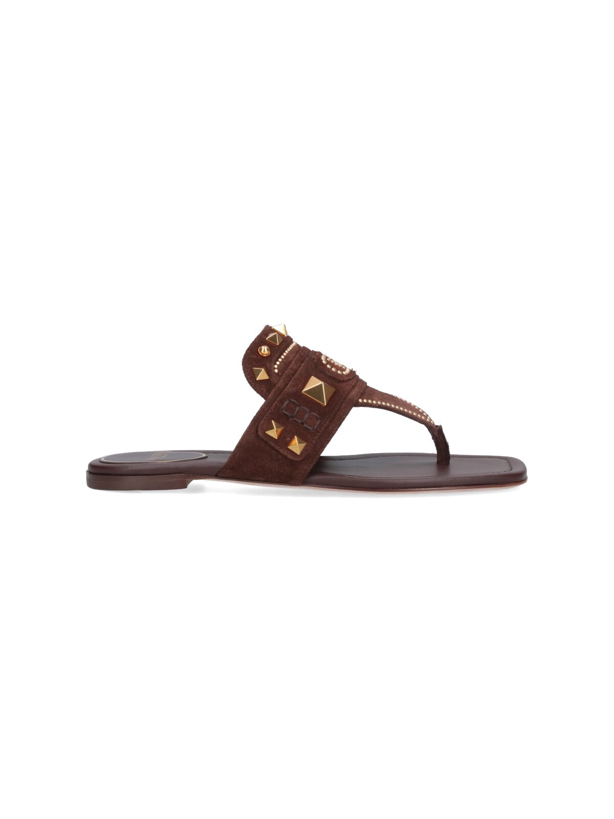 Shop Valentino "plaster Caster" Sandals In Brown