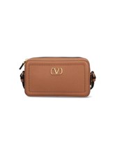 【VALENTINO】ALLTIME SMALL SHOULDER BAG Valentino Garavani Alltime Grainy Calfskin Shoulder Bag for
