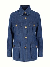 Valentino 'sahariana' denim jacket available on SUGAR - 178132