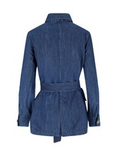 ジャケット SOLID SAHARIANA IN DENIM Valentino 'sahariana' denim jacket available on SUGAR - 178132