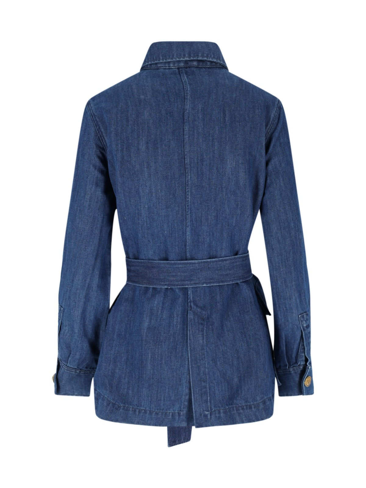 ジャケット Valentino Giacca Sahariana In Denim Giacca Sahariana Valentino In Denim per Uomo in Denim