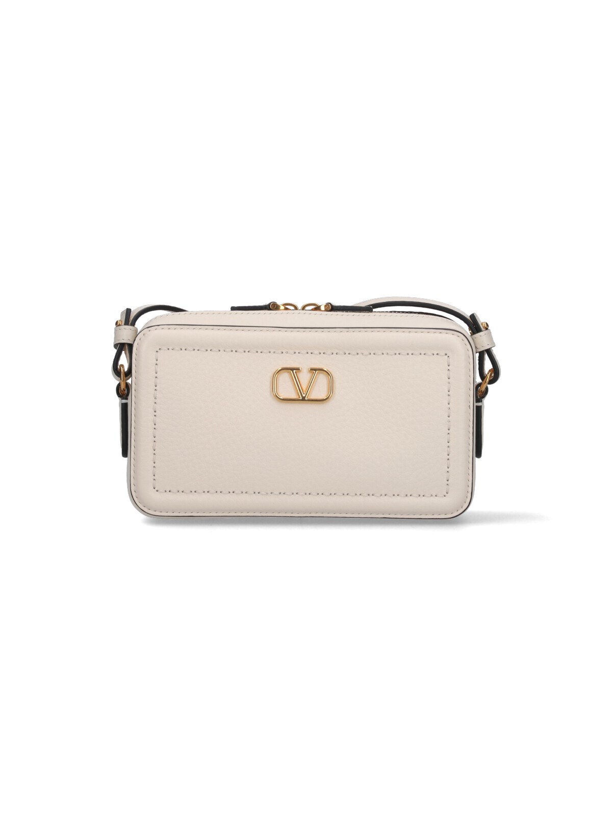 【関税込み】VALENTINO GARAVANI 'ALLTIME' MINI CROSSBODY BAG Valentino Garavani Alltime Mini Leather Camera Crossbody Bag
