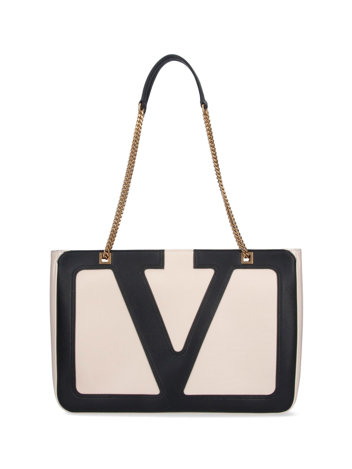 Valentino Garavani 'viva Superstar' Medium Tote Bag In Cream