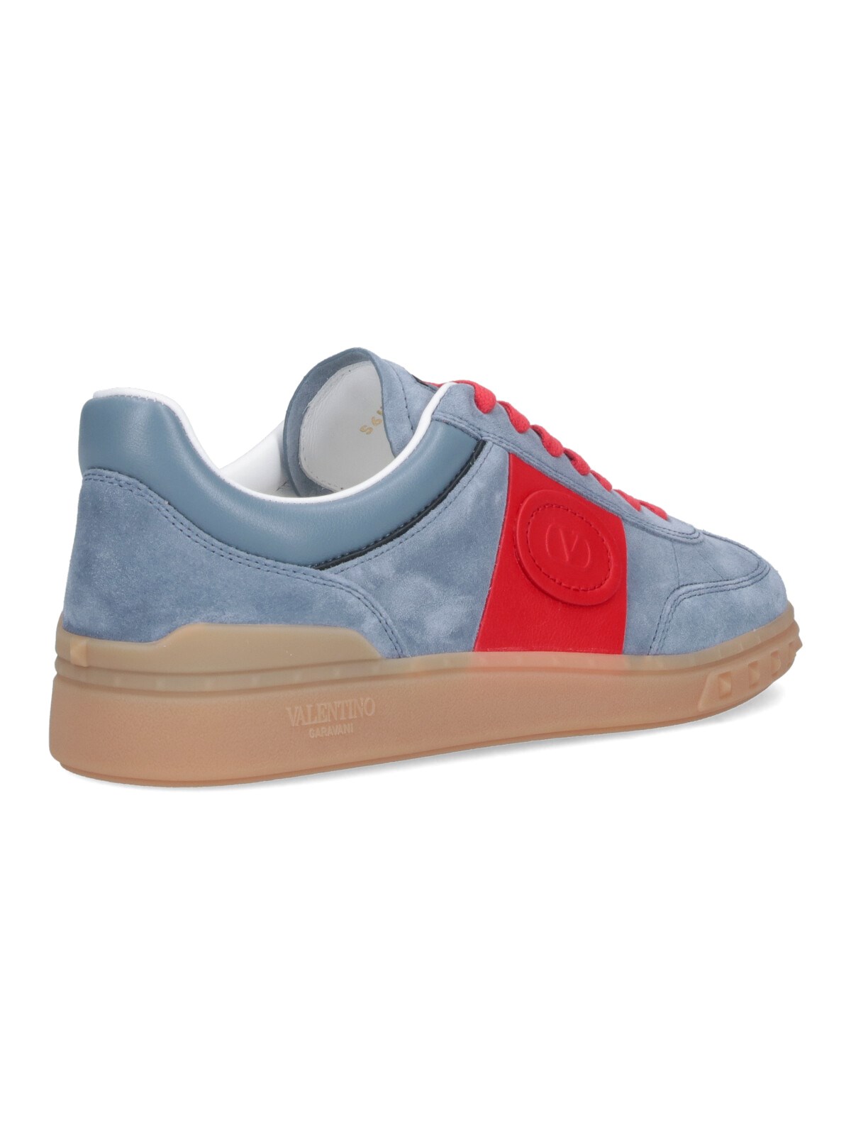 【関税&送料込】Valentino Garavani Electric Blue Suede And F Valentino Garavani Fly Crew Suede RockStud Navy Blue Size