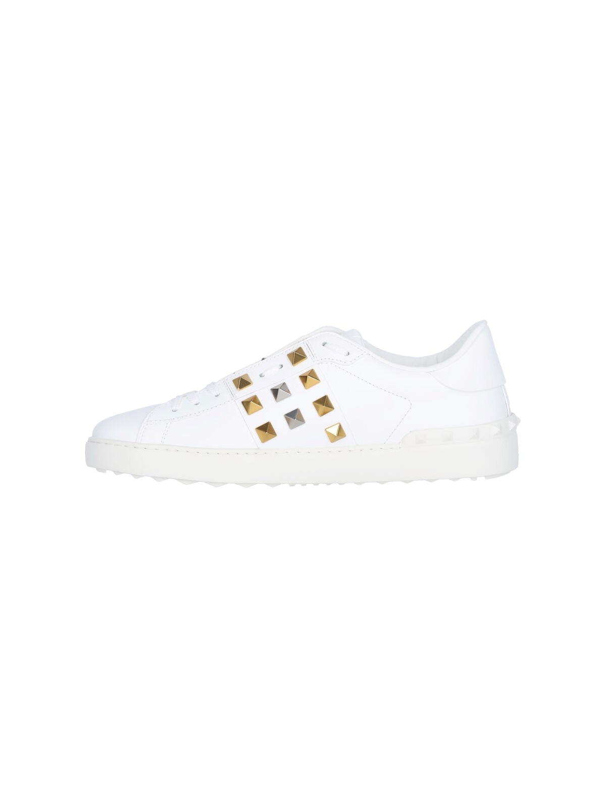 【関税負担】 VALENTINO 17SS ROCKSTUD UNTITLED SNEAKERS Valentino Garavani Calfskin Rockstud Untitled Sneakers