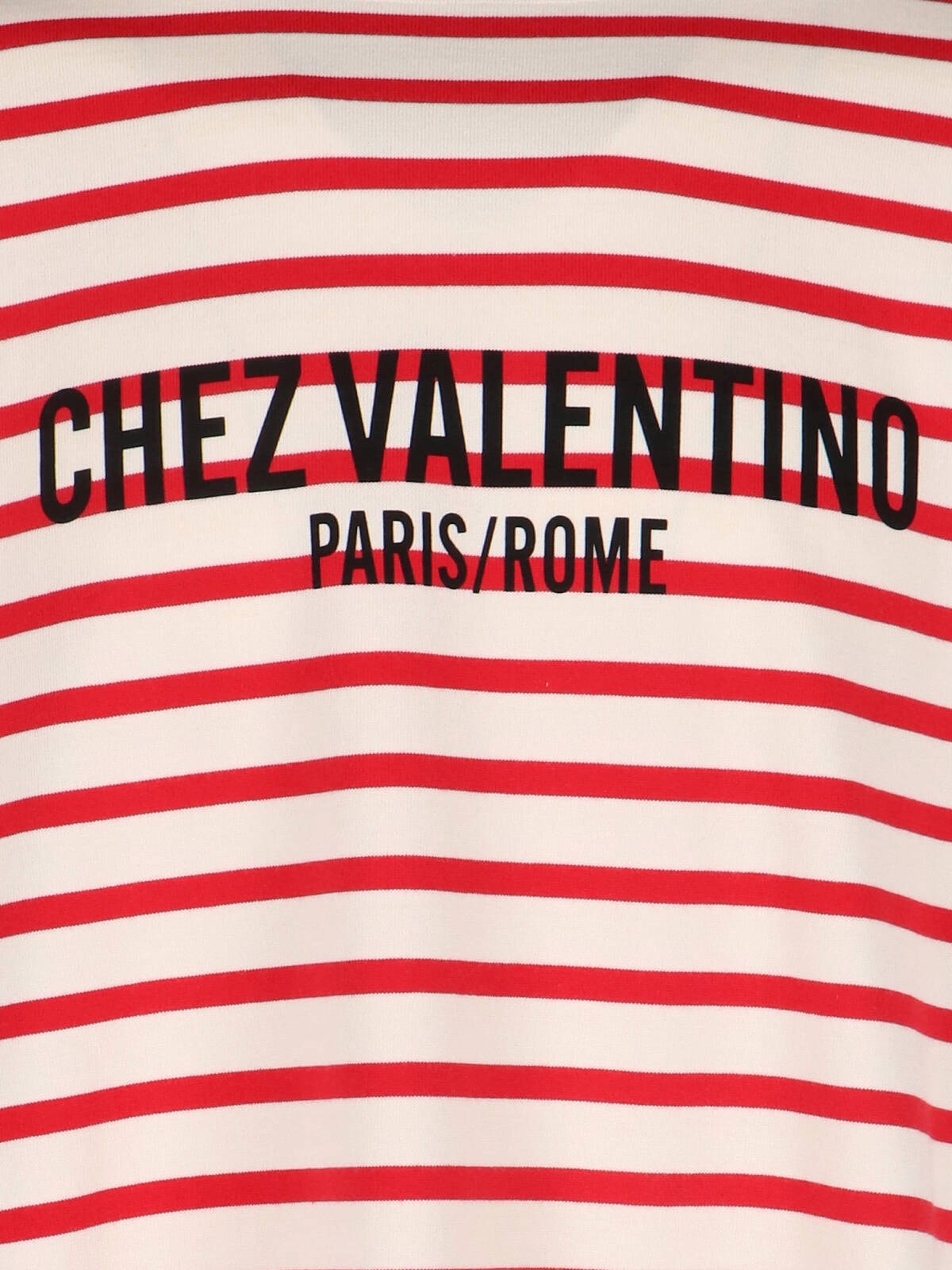 Tシャツ・カットソー STRIPED CHEZ VALENTINO T VALENTINO GARAVANI - Striped Chez Valentino t-shirt | Leam