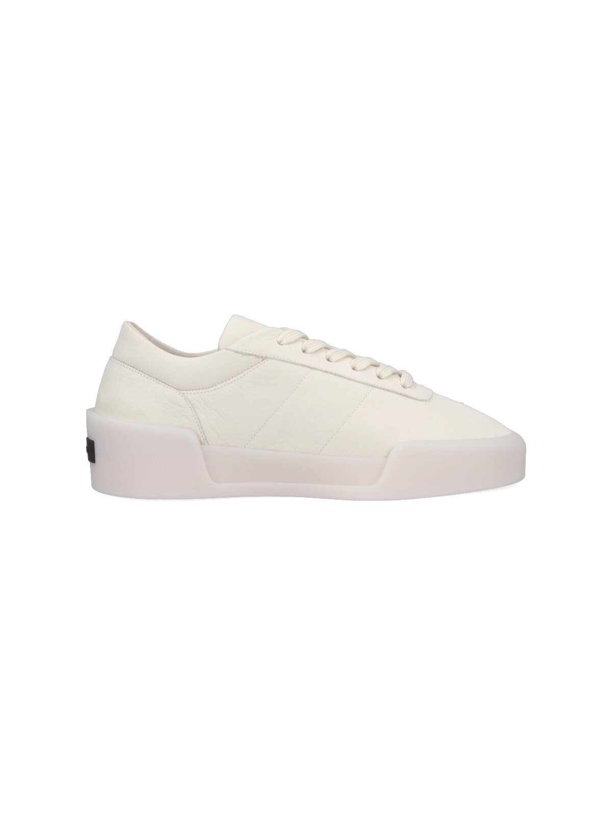 Fear Of God Man Sneakers Ivory Size 7 Leather In Metallic