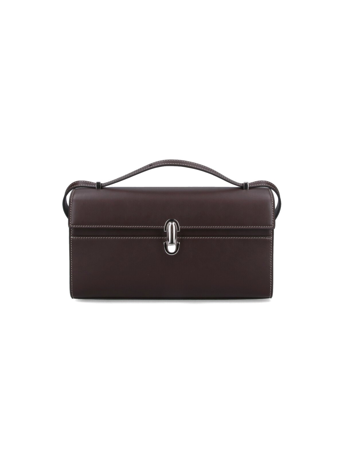 Savette "symmetry 26" Crossbody Bag In Brown