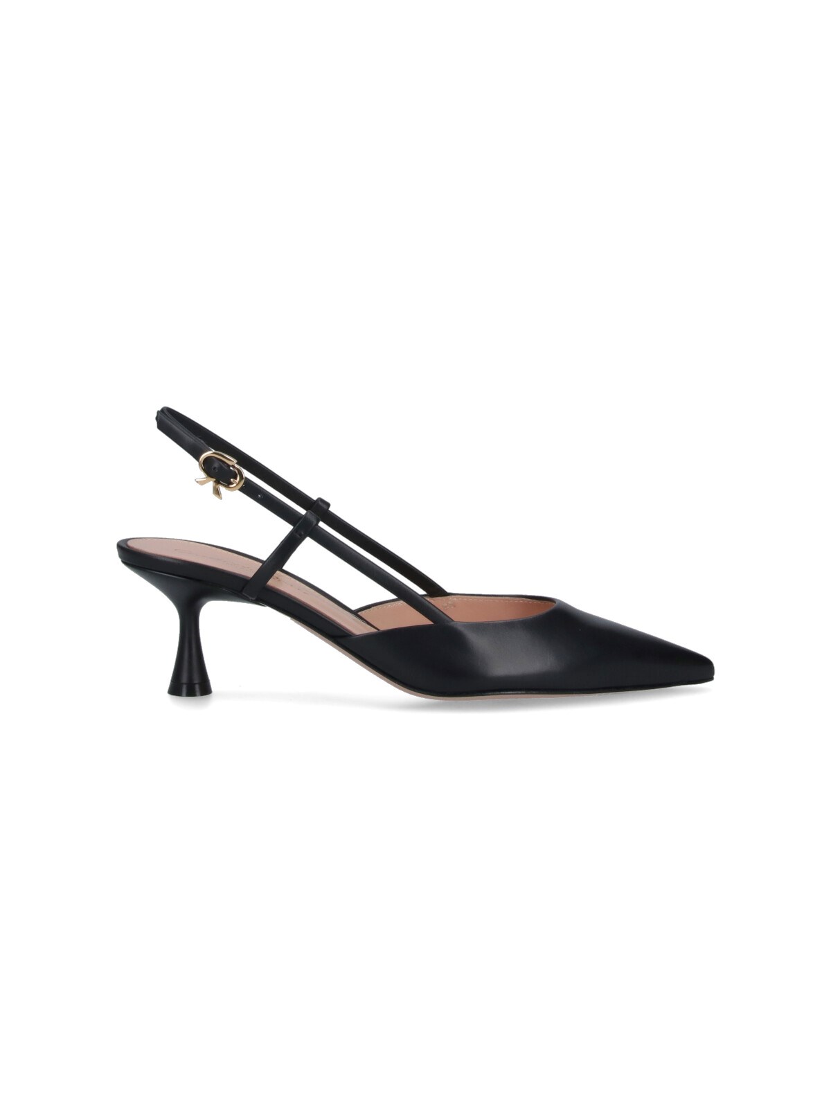 Shop Gianvito Rossi "ascent 55" Slingback Pumps In Black  