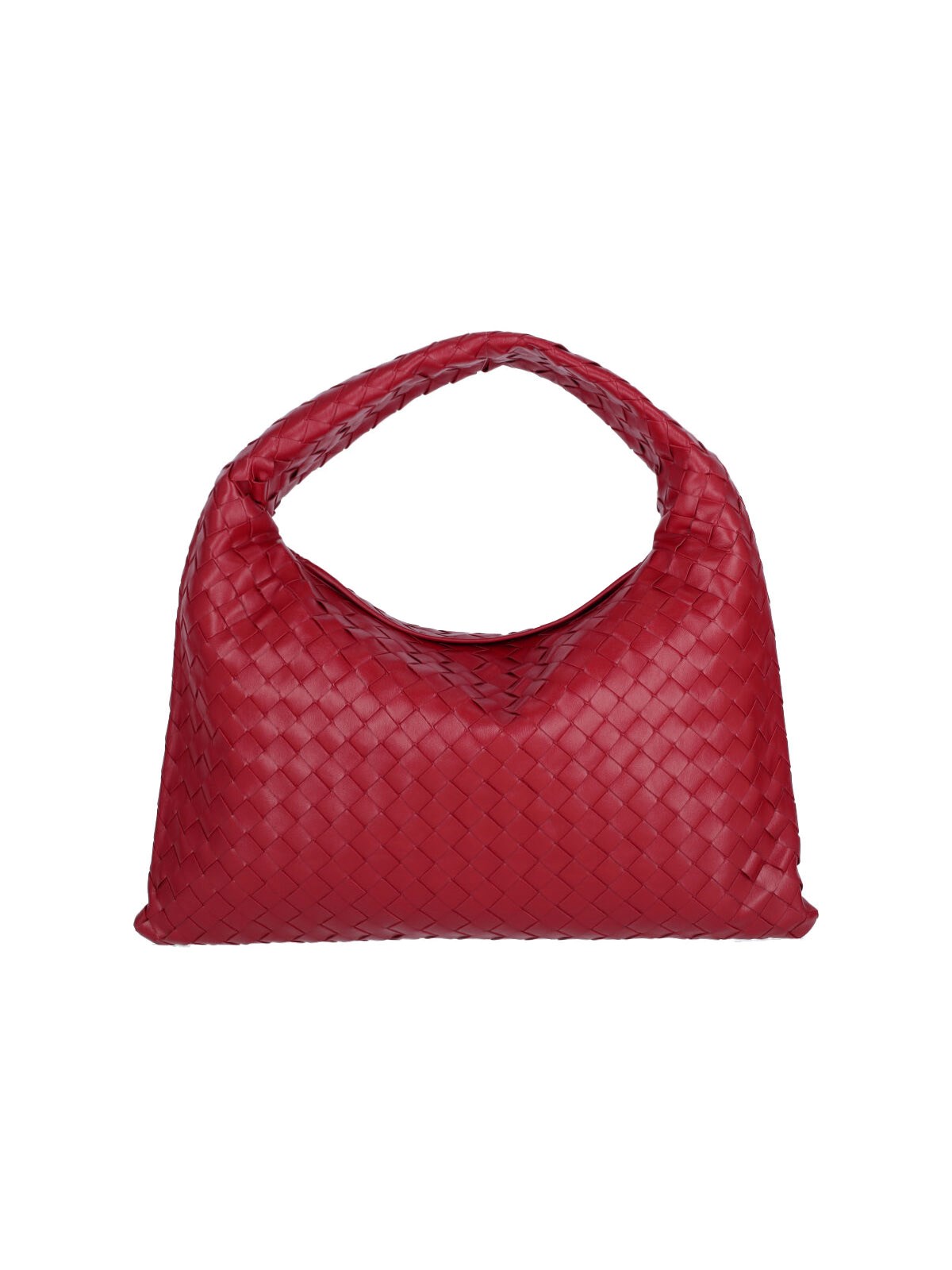 Bottega Veneta Medium Shoulder Bag "hop" In Red