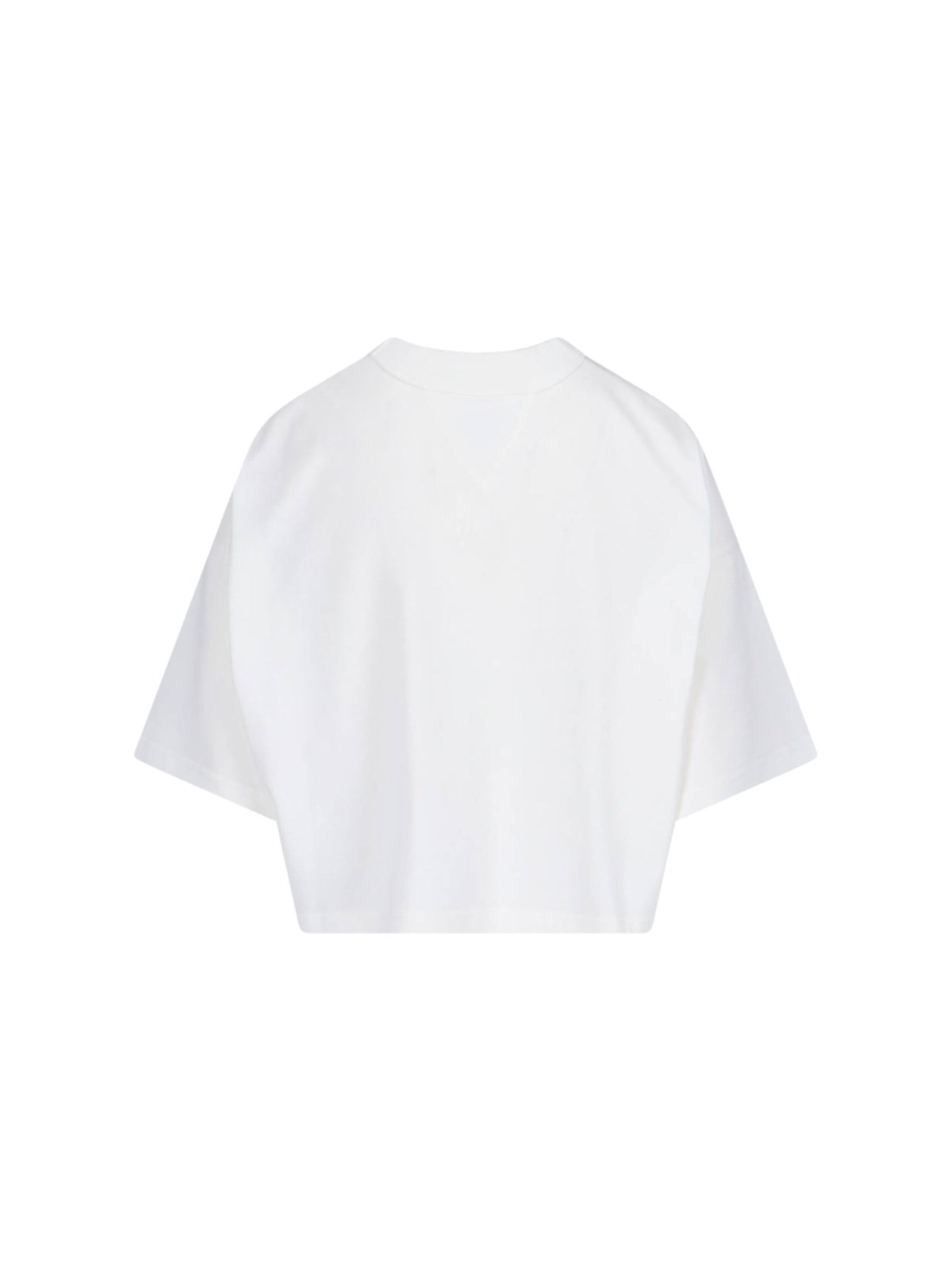 Bottega veneta Leather heart cropped t-shirt available on