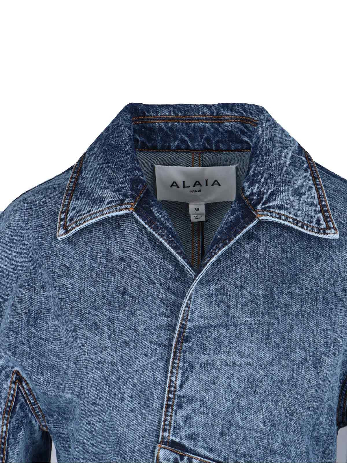 Alaïa Denim trench coat available on SUGAR - 178774