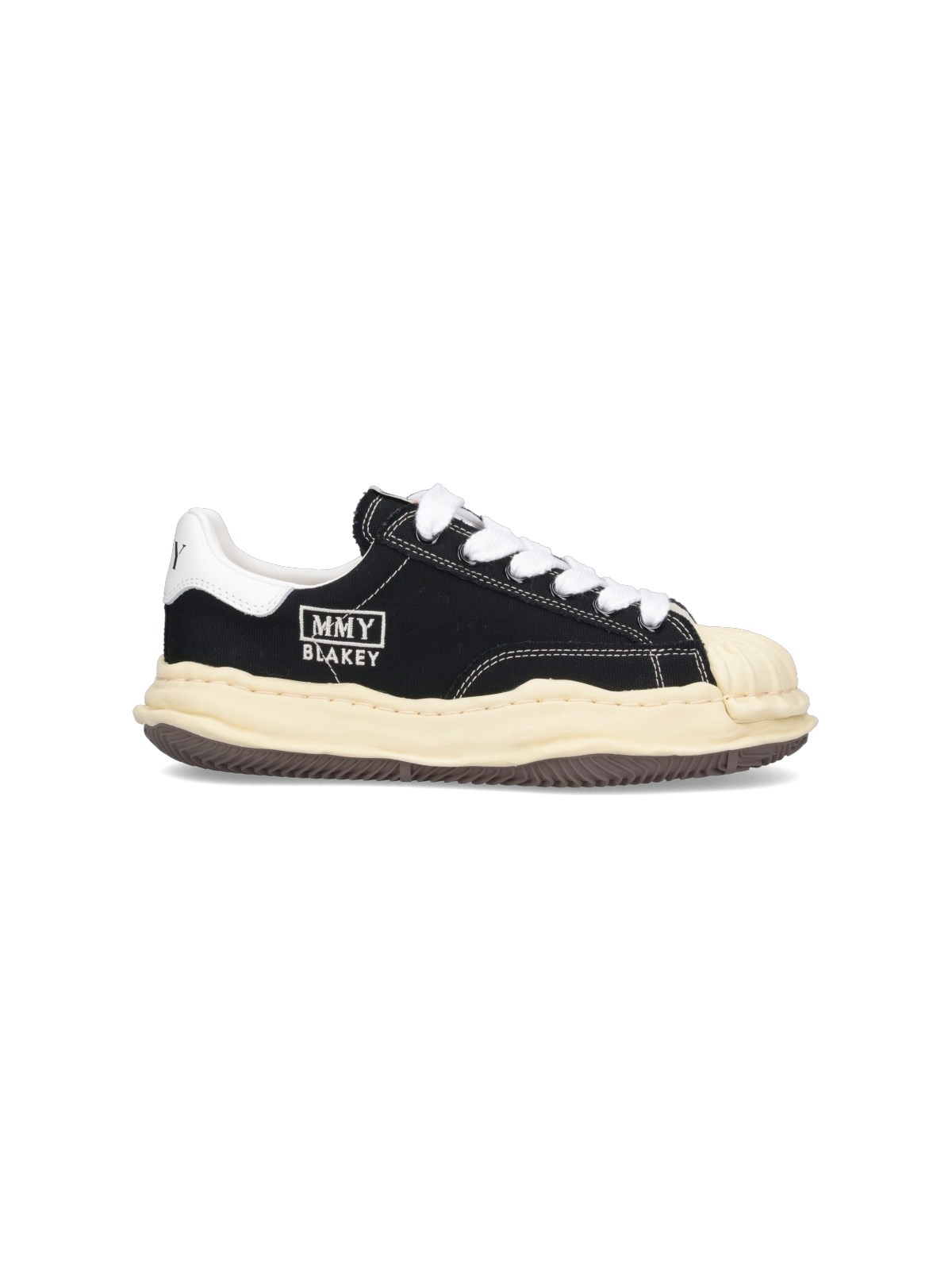 Miharayasuhiro Maison Mihara Yasuhiro Black Canvas Blakey Low Top Sneakers