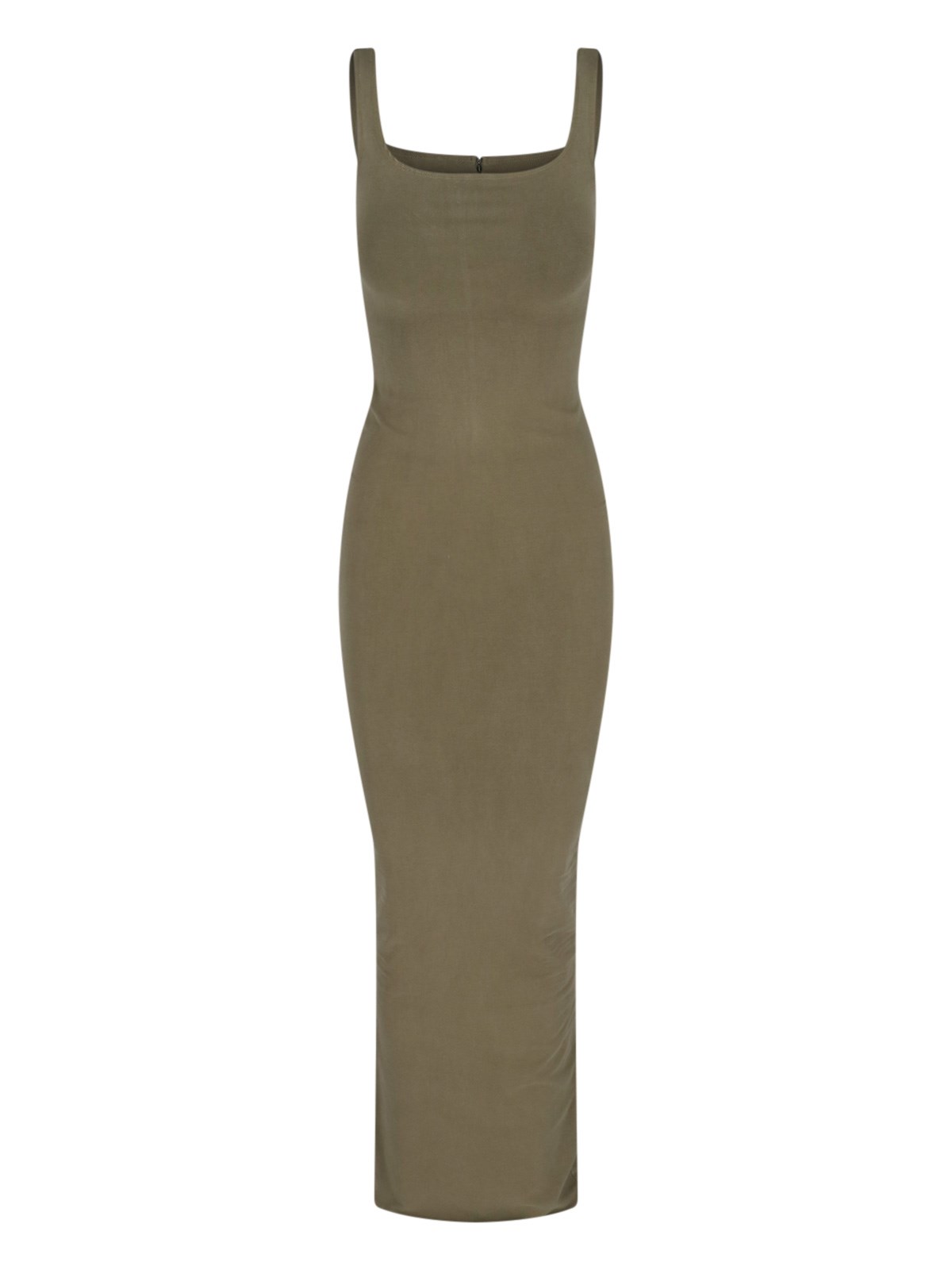 Entire Studios Square-neck Maxi Dress In Green