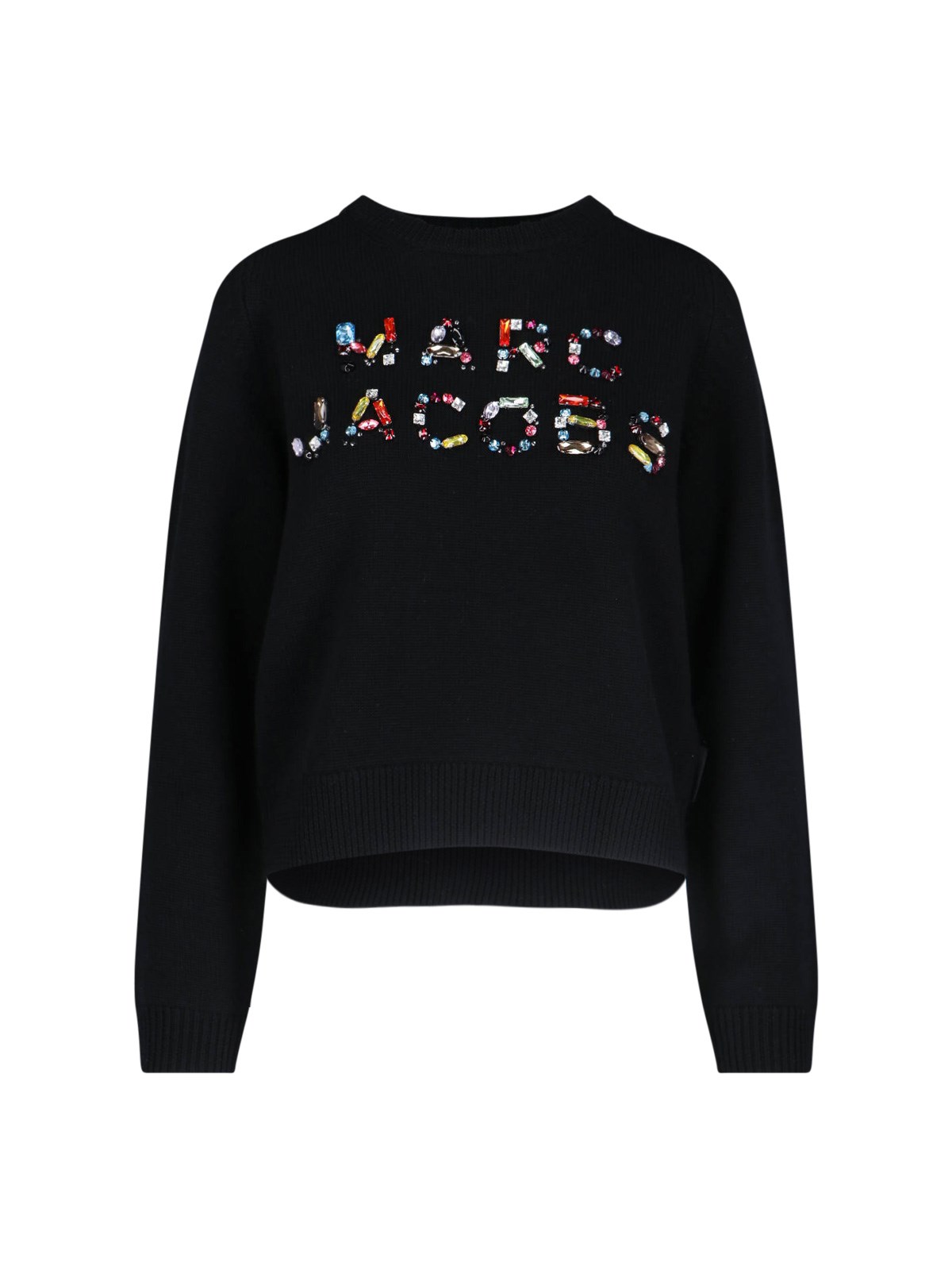 Marc Jacobs Ribbed Crewneck Knitwear Long Sleeves In Black