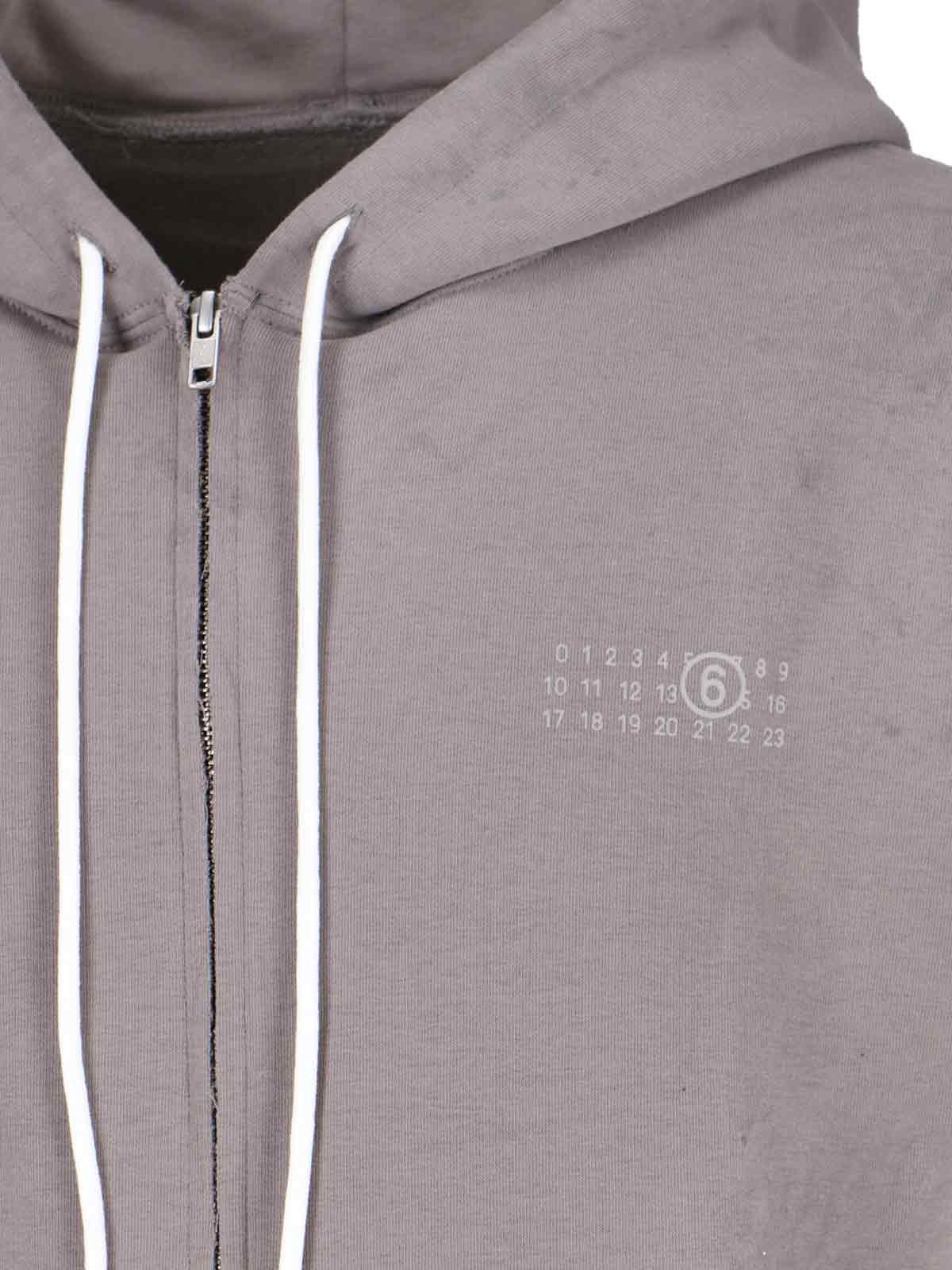 【送料&関税込】MM6 Maison Margiela numeric Zip Sweatshirt Mm6 maison margiela 'numeric' zip sweatshirt available on