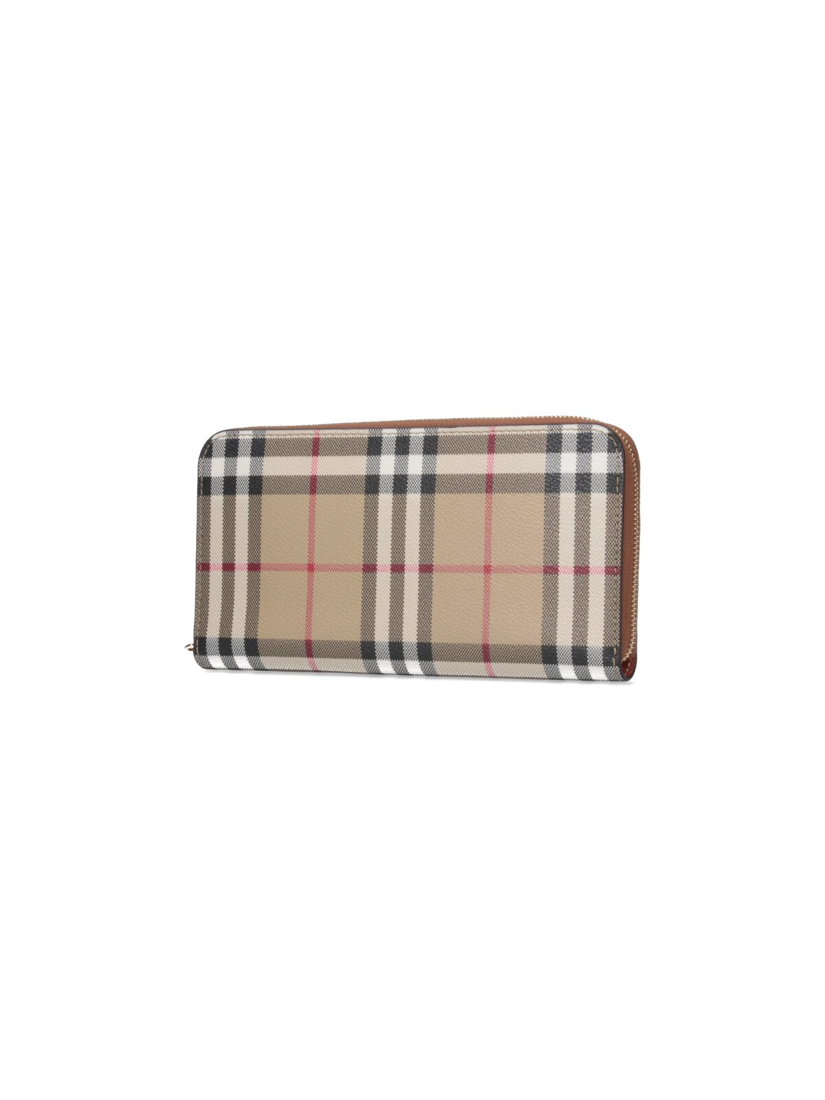【BURBERRY】Check Compact Wallet Check Compact Wallet in Black/calico - Women | Burberry