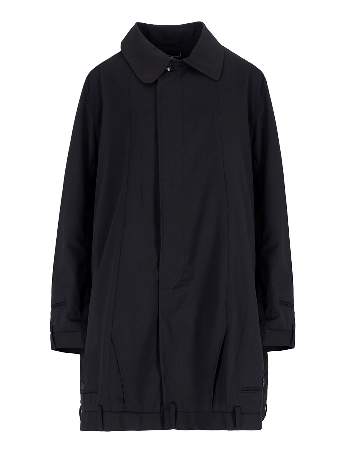 Hodakova Upside Down Cotton Jacket With High Collar In Gray