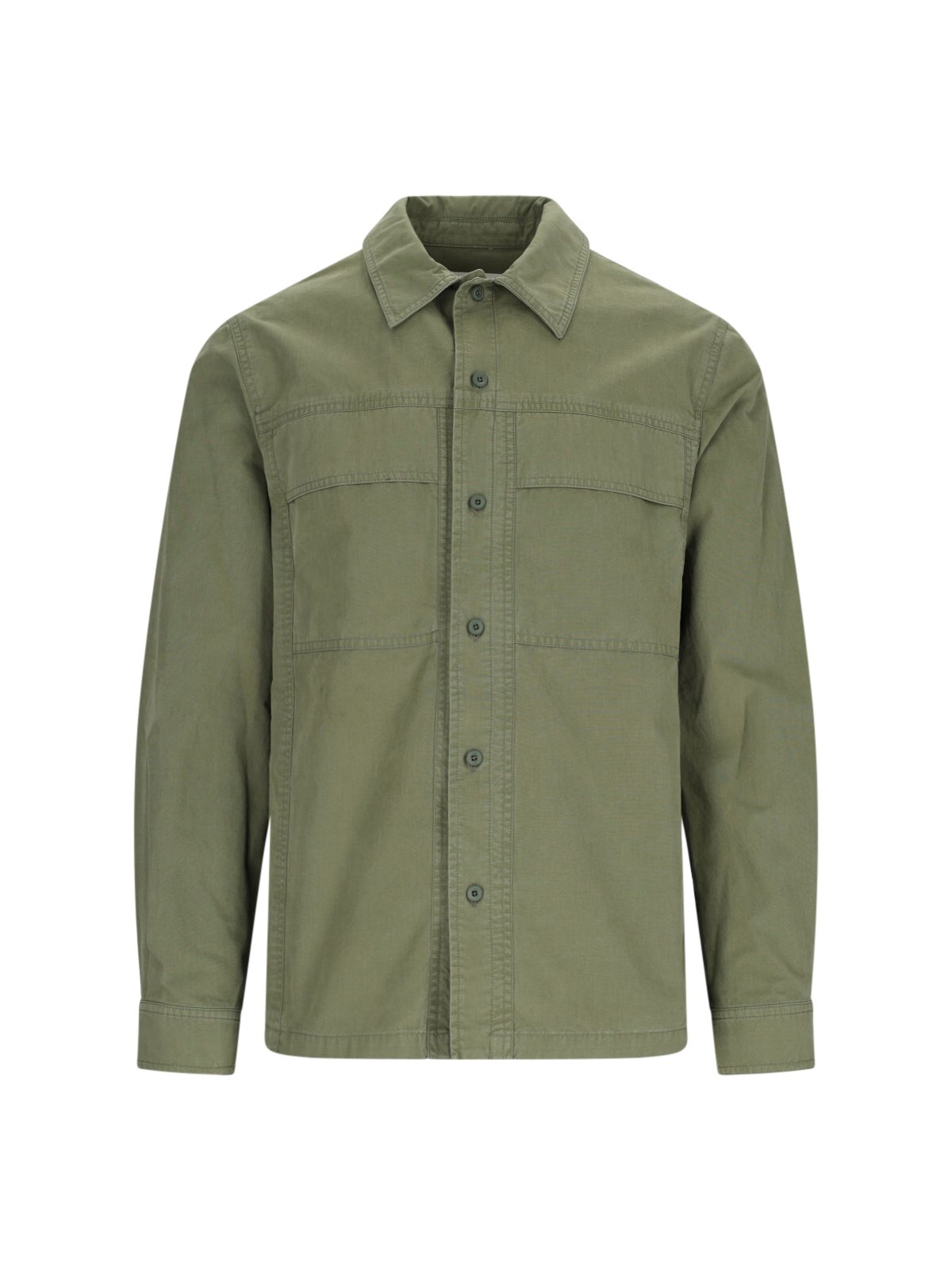 Closed Archive Pocket Shirt In Green