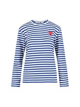 トップス tricot COMME des GARCONS - stripe top Play Comme des Garçons: Striped T-Shirt (Green/White